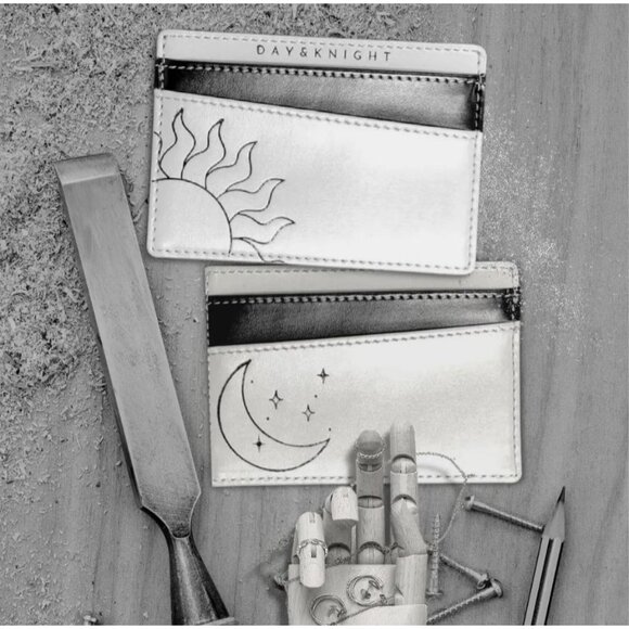 Day & Knight Collection Grey Slim Wallet - Picture 1 of 8